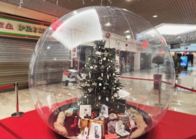 Projet Etalage Bulle de Noël